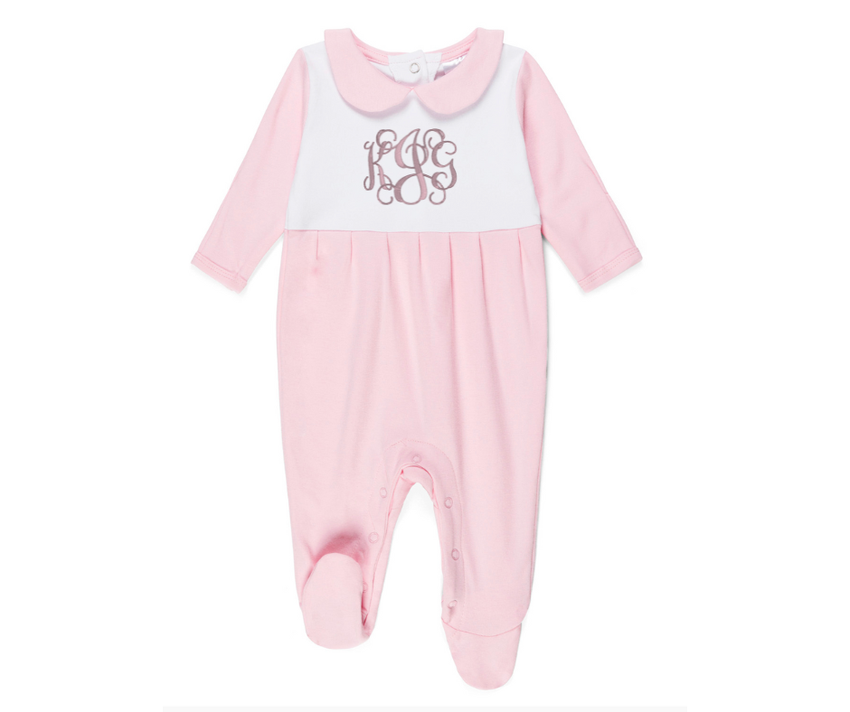 Pink Peter Pan Collared Sleeper