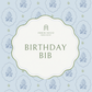 Custom Birthday Bib
