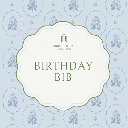 Custom Birthday Bib