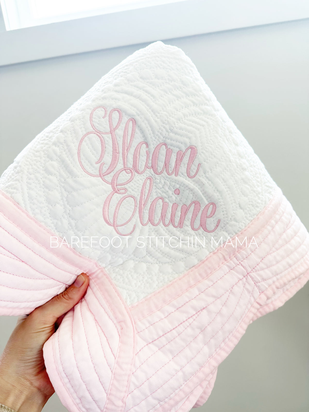 Baby Quilt with Name or Monogram