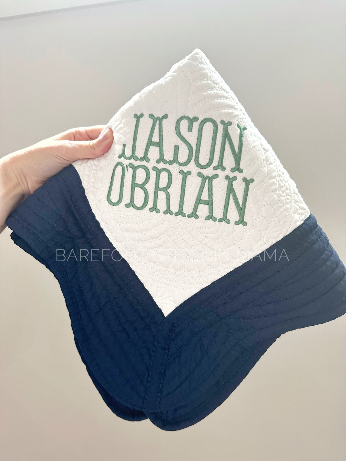 Baby Quilt with Name or Monogram