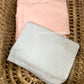 Pink & Blue Picot Trim Blanket